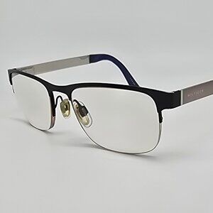 *SOLD*Tommy Hilfiger TH1324 Matte Black Semi-Rimless Eyeglasses Frame w Flexhing